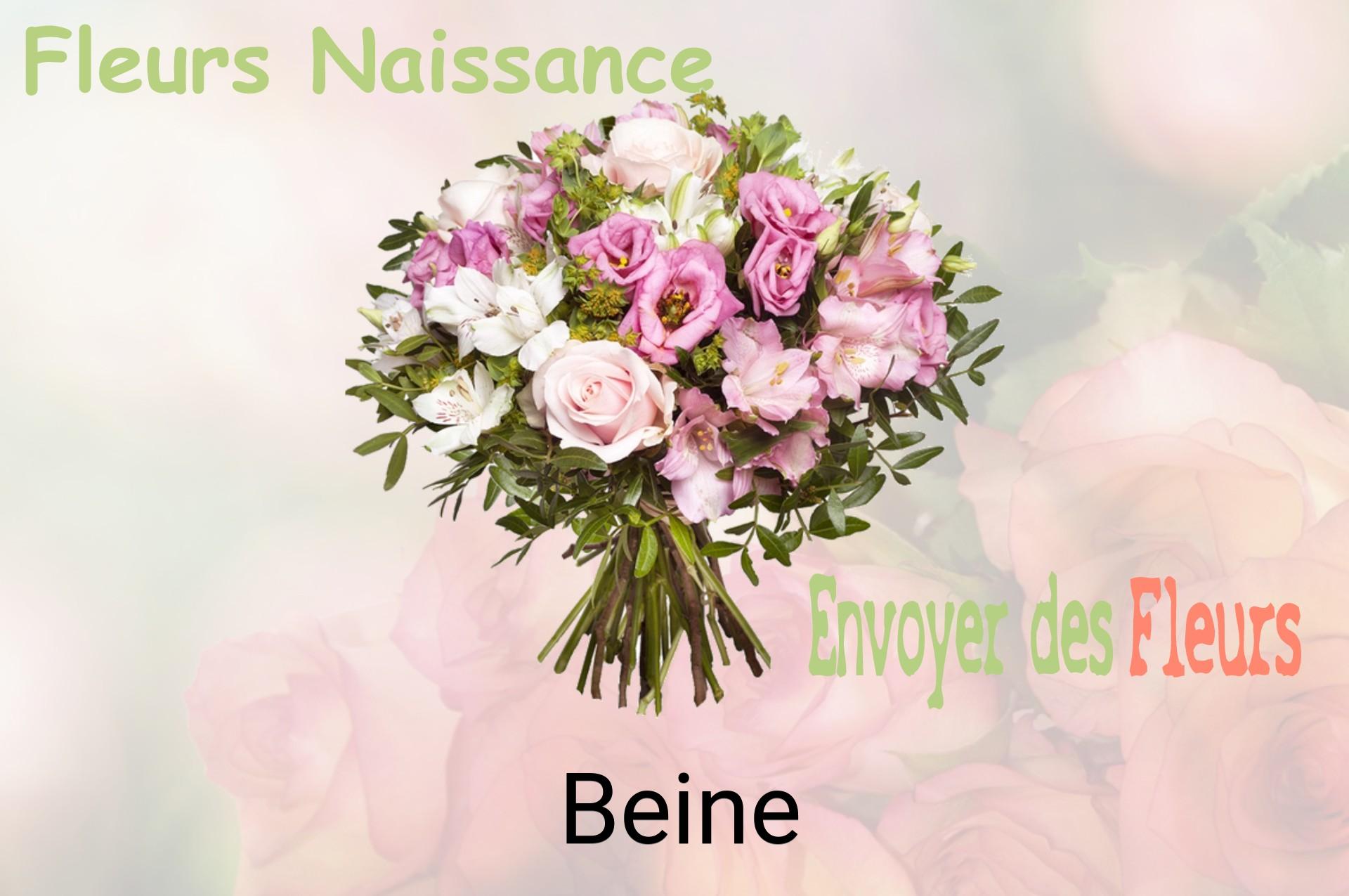 Bouquet de fleurs de naissance livré à Beine